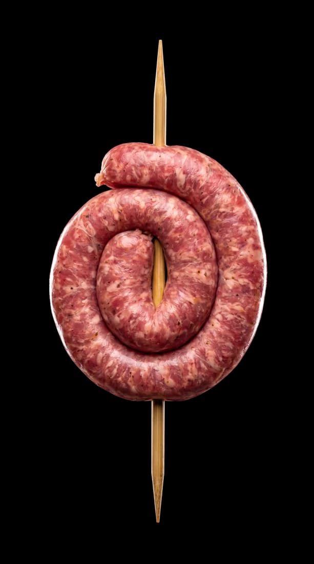 Espetinho de linguiça