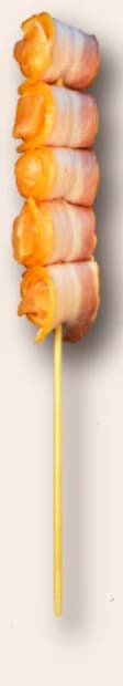 Espetinho Medalhão de Frango c/ Bacon Padrão